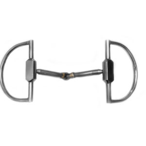 D ring snaffle with single joint