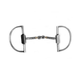 D ring snaffle twisted with dogbone
