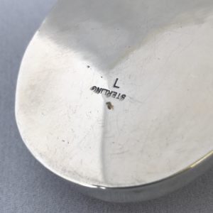 Vintage Amber Sterling Silver Pendant