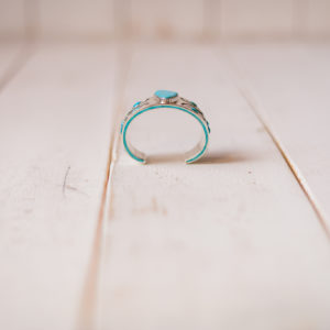 Mike Perry Turquoise Inlaid Cuff