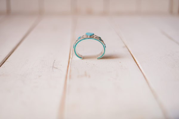 Mike Perry Turquoise Inlaid Cuff