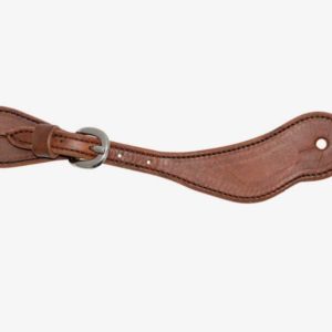 Men's Brown Harness Cowboy Spur Straps
