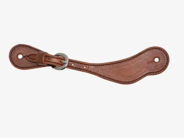 Men's Brown Harness Cowboy Spur Straps