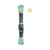 Vintage Sterling Silver Peyote Inlaid with Chipped Turquoise & Coral Apple Watch Band