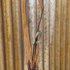Toast Suede Leather Split Ear Headstall with Vintage Sterling Silver Buckle Set - Image 3