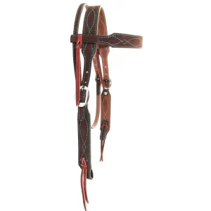 Brown Suede Browband Headstall